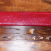 Signs are over 1 inch thick.  This is a one sided sign, but can be customized to 2-sided.