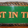 Sign made to order for a boat.