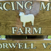 Custom hanging sign.