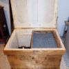 Comes with sliding box on top.
