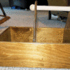 Small tax box, lined.